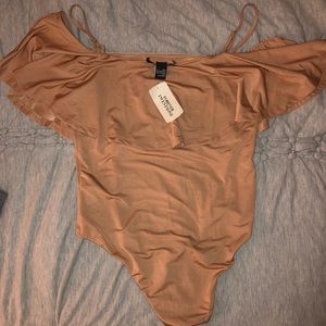 Forever 21 off the shoulder body suit